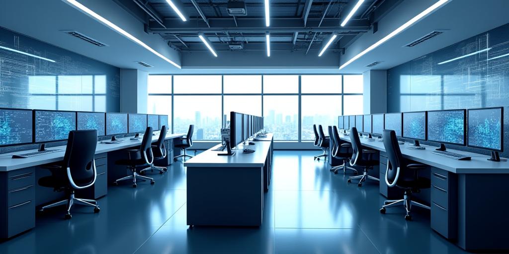 最新のテクノロジー企業オフィス